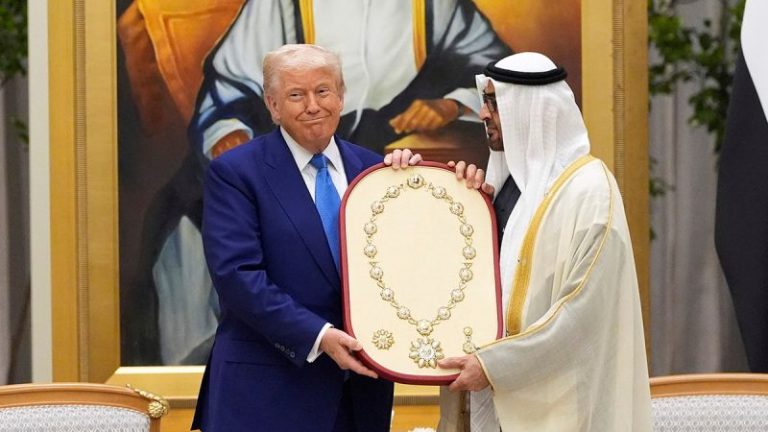 UAE’s president bestows highest civilian honor on Trump